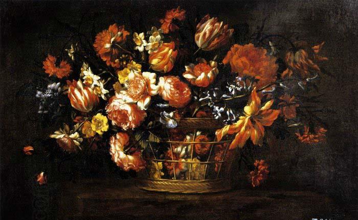 PASSEROTTI, Bartolomeo Basket of Flowers oil painting picture